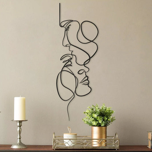 Nadia Scandinavian Metal Minimalist Wall Art - 3 Styles